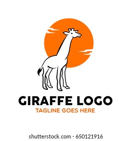 Giraffe Logo Template