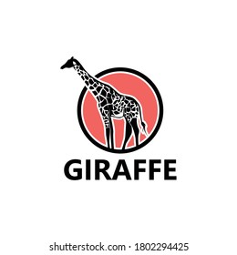 Giraffe Logo Template Design Vector