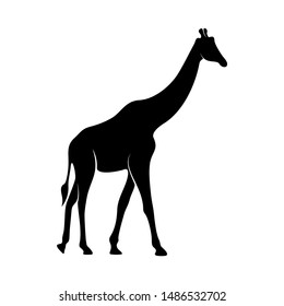 Giraffe Logo Vector. Animal Giraffe Logo Design Template Illustration