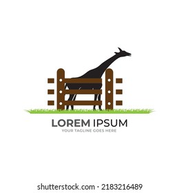Giraffe Logo Vector. Animal Giraffe Logo Design Template Illustration