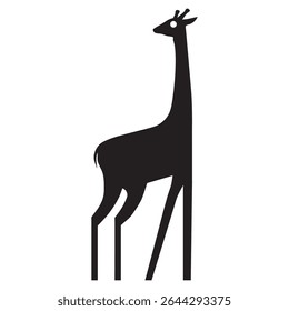 giraffe logo vector design. giraffe icon