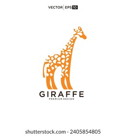 giraffe logo vector icon illustration