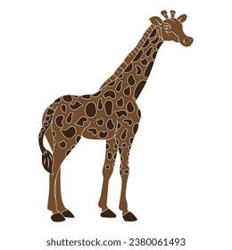 Giraffe logo vector illustration design