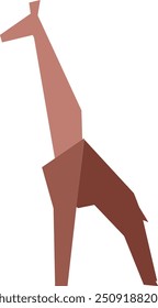 Projeto de ilustração do vetor do logotipo da Girafa