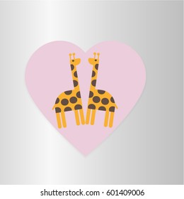 giraffe love