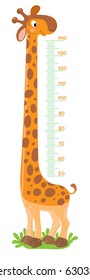 Giraffe Meter Wall Or Height Chart