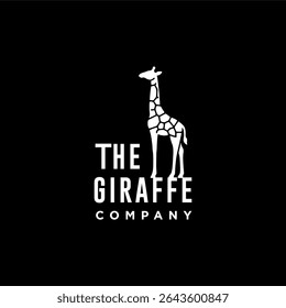 Giraffe Minimalist Logo Icon Design Vector Illustration. Elegant Lines for Company Logo. Cow icon logo vector design, modern logo pictogram design