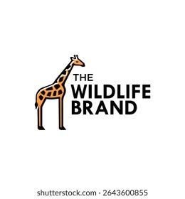 Giraffe Minimalist Logo Icon Design Vector Illustration. Elegant Lines for Company Logo. Cow icon logo vector design, modern logo pictogram design