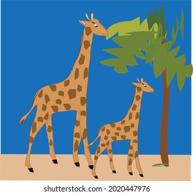 Giraffe pattern can be used for all kinds of textile ceramics and wallpaper.
