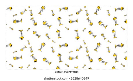 Giraffe Pattern on White Background Cute Animal Design Concept