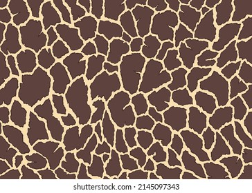 Giraffe pattern print. Digital illustration background