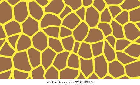 Imagen de fondo de diseño de impresión de piel de patrón de jirafa.