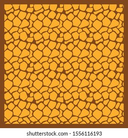 giraffe pattern. Vector image. - Giraffe fur pattern design. Leopard fur design vector illustration background
