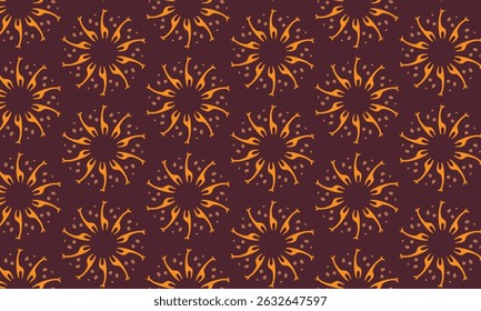 Giraffe pattern vector seamless ornament on dark background for textile, interior, card and paper decoration