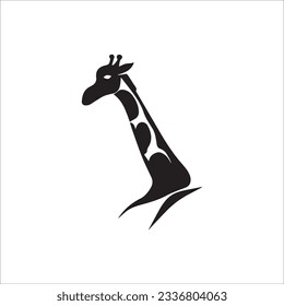 Giraffe scribble art vector design