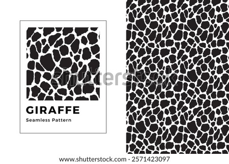 Giraffe Black And White | Free download on ClipArtMag