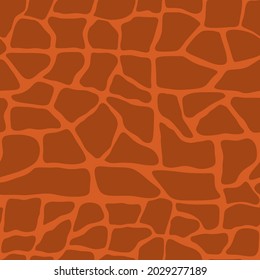 Giraffe seamless pattern. Endless print. Vector.