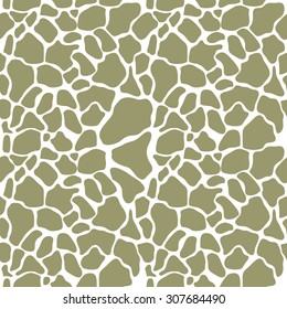 Giraffe seamless pattern. Safari collection. Abstract vector background. Grey. Backgrounds & textures shop.