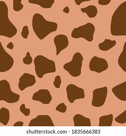 Giraffe seamless pattern. Vector image.
