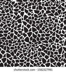 Giraffe seamless pattern. Vector with transparent background
