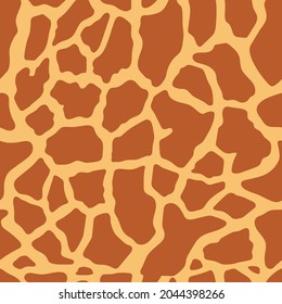 Giraffe seamless texture pattern, background.