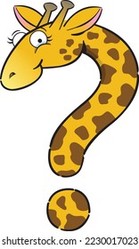 Giraffe Shaped Like a Question