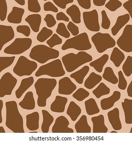 Giraffe simple classical seamless pattern. Safari textile collection. Beige. Backgrounds & textures shop.