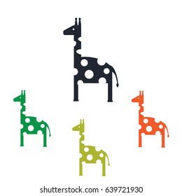 Giraffe simple icon