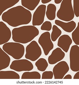 Giraffe Skin, Animal Print Seamless Pattern