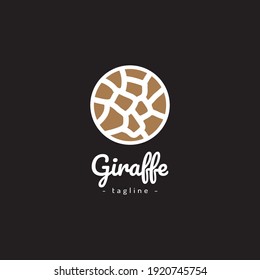 Giraffe skin logo for your company or your product