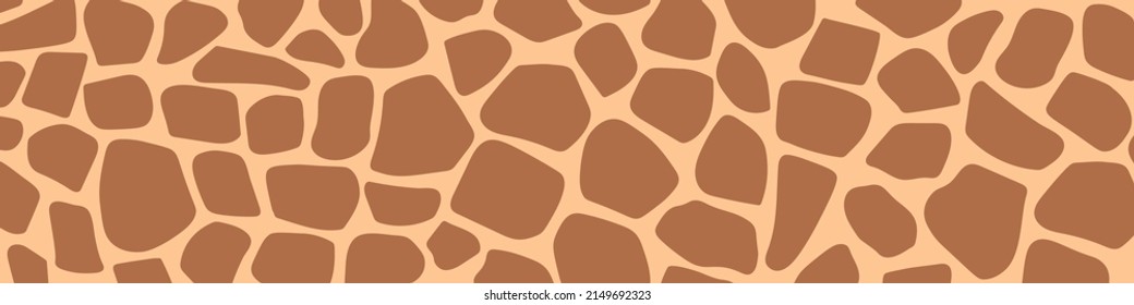  giraffe skin pattern banner- vector illustration