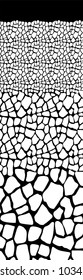 Giraffe skin seamless horizontal vector pattern 