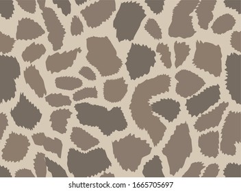 Giraffe skin seamless pattern. Animal print background.