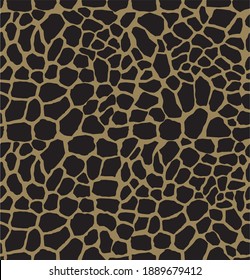 Giraffe skin seamless pattern.. Animal print background.