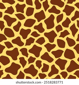 Giraffe skin. Giraffe seamless pattern. Giraffe print