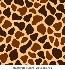 Giraffe skin. Giraffe seamless pattern. Giraffe print