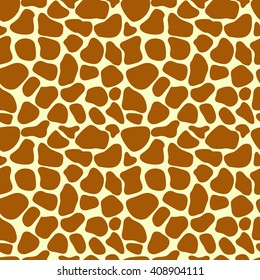 Giraffe skin. Giraffe seamless pattern. Giraffe print