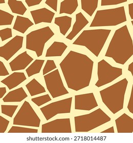 Padrão sem emenda de textura de pele de girafa. Conjunto de textura de pele de leopardo vetorial para design de impressão de moda, tecido, têxtil, papel de embrulho, fundo, papel de parede