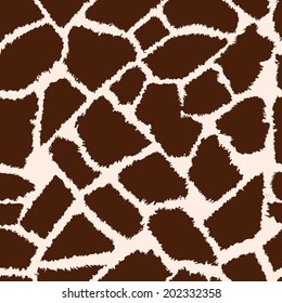 giraffe skin vektor pattern.