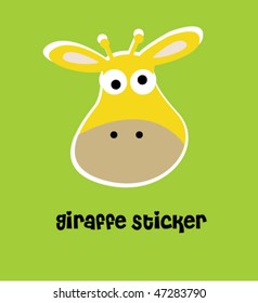 giraffe sticker 5