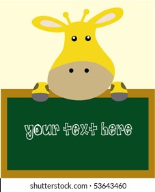 giraffe with text 7