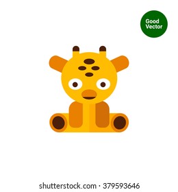 Giraffe toy icon