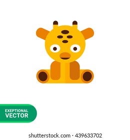 Giraffe toy icon