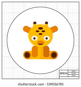 Giraffe toy icon