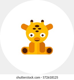 Giraffe toy icon