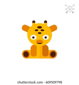 Giraffe toy icon