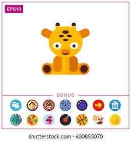 Giraffe toy icon