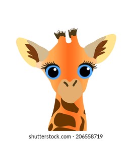 Giraffe. Vector