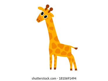 giraffe vector, cute giraffe vector art
