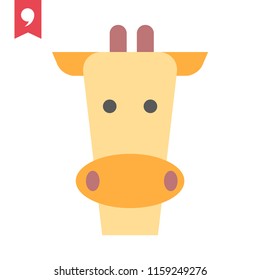 Giraffe vector icon